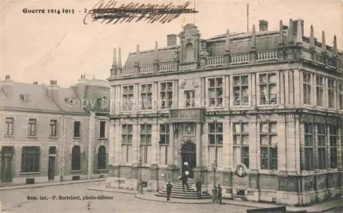 AK / Ansichtskarte Bergues Dunkerque 59 Nord La Mairie bombardee Mai Juin 1915