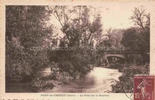 AK / Ansichtskarte Pont-de-Cheruy Vienne 38 Isere Le Pont sur la Bourbre