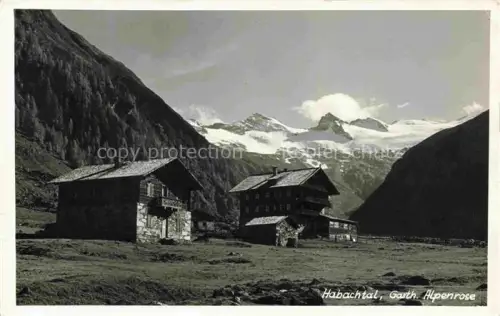 AK / Ansichtskarte Habachtal Hohentauern Steiermark AT Gasthaus Alpenrose Alpen
