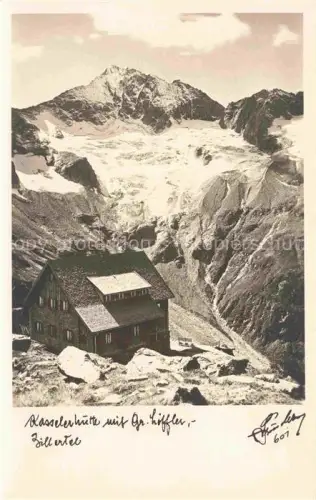 AK / Ansichtskarte Kasselerhuette 2273m Rifugio Roma Taufers Suedtirol IT Berghaus Blick gegen Grosser Loeffler Zillertaler Alpen