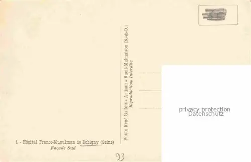 AK / Ansichtskarte Bobigny 93 Seine-Saint-Denis Hôpital Franco-Musulman facade sud