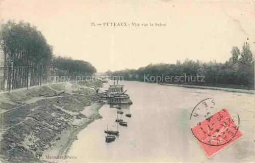 AK / Ansichtskarte Puteaux NANTERRE 92 Hauts-de-Seine Vue sur la Seine