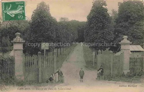 AK / Ansichtskarte Garches NANTERRE 92 Hauts-de-Seine Entré du Parc de Saint-Cloud