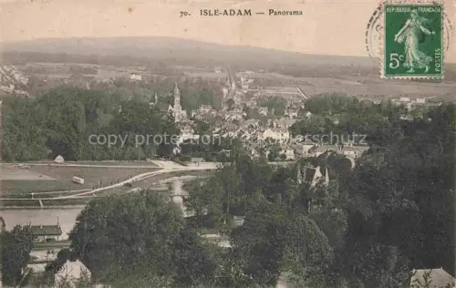 AK / Ansichtskarte Isle-Adam Pontoise 95 Val-d Oise Panorama