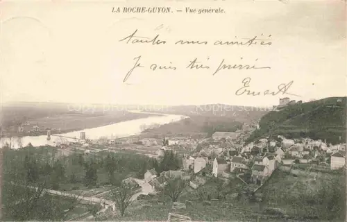 AK / Ansichtskarte La Roche-Guyon PONTOISE 95 Val-d Oise Vue générale