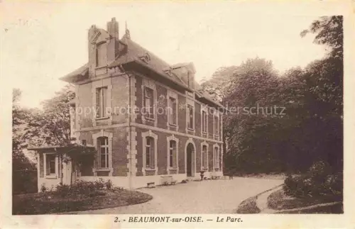 AK / Ansichtskarte Beaumont-sur-Oise PONTOISE 95 Val-d Oise Le parc château