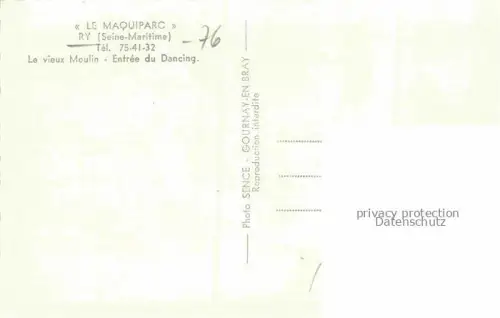 AK / Ansichtskarte Ry Rouen 76 Seine-Maritime Le Marquiparc le vieux Moulin 