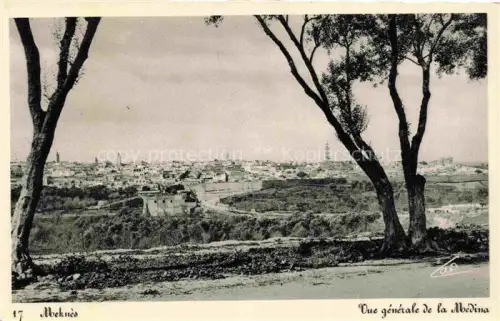 AK / Ansichtskarte Meknes Maroc Vue generale Alte Medina Bab Tizimi Belle Vue 