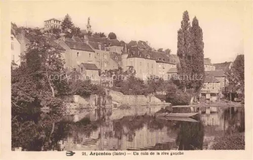 AK / Ansichtskarte Argenton -sur-Creuse Chateauroux 36 Indre Coin de la rive gauche 
