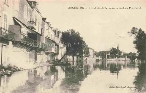 AK / Ansichtskarte Argenton -sur-Creuse Chateauroux 36 Indre Rive de la Creuse Pont Neuf 
