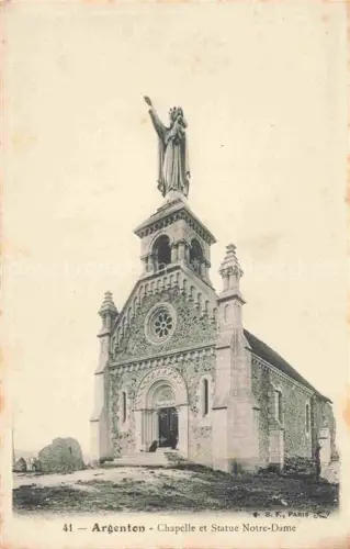 AK / Ansichtskarte Argenton -sur-Creuse Chateauroux 36 Indre Chapelle Statue Notre Dame 