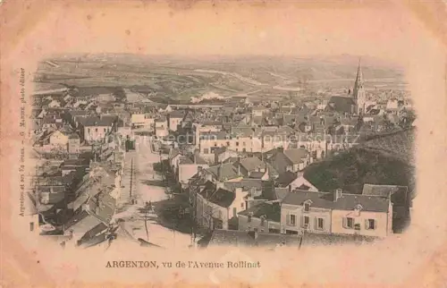 AK / Ansichtskarte Argenton -sur-Creuse Chateauroux 36 Indre Vu de l'avenue Rollinat 