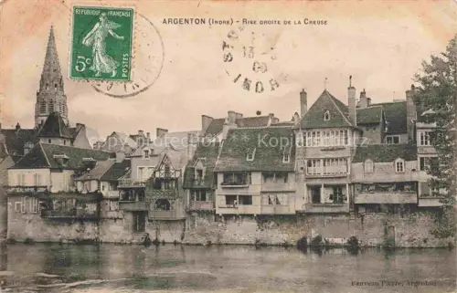 AK / Ansichtskarte Argenton -sur-Creuse Chateauroux 36 Indre Rive droite 