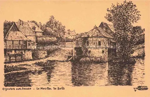 AK / Ansichtskarte Argenton -sur-Creuse Chateauroux 36 Indre le Moulin de Bord