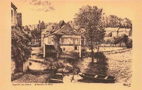 AK / Ansichtskarte Argenton -sur-Creuse Chateauroux 36 Indre le Moulin de Bord Boote 