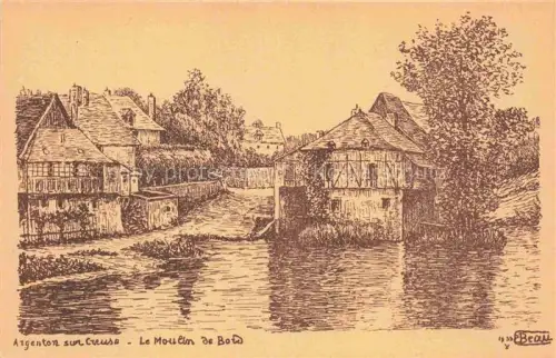 AK / Ansichtskarte Argenton -sur-Creuse Chateauroux 36 Indre le Moulin de Bord 