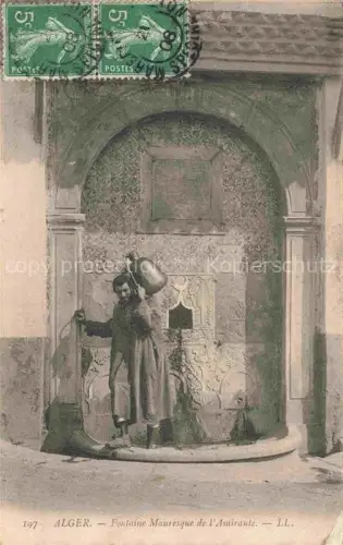 AK / Ansichtskarte ALGER  Algerie Fontaine Mauresque de l'Amiraute