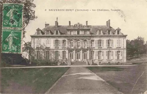 AK / Ansichtskarte Davenescourt Montdidier 80 Somme Le Chateau facade