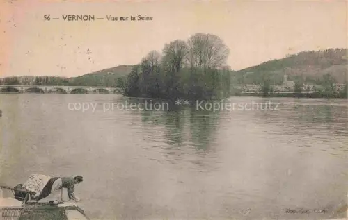 AK / Ansichtskarte Vernon  Evreux 27 Eure Vue sur la Seine