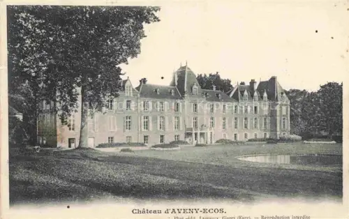 AK / Ansichtskarte Chateau d Aveny-Ecos Vexin-sur-Epte Les Andelys 27 Eure Vue d'ensemble
