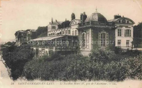 AK / Ansichtskarte Saint-Germain 78-en-Laye Le Pavillon Henri IV pris de l'Ascenseur