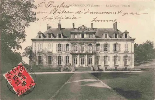 AK / Ansichtskarte Davenescourt Montdidier 80 Somme Le Chateau Facade