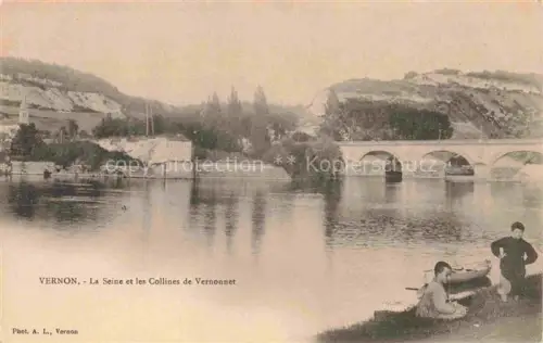 AK / Ansichtskarte Vernon  Evreux 27 Eure La Seine et les Collines de Vernonnet