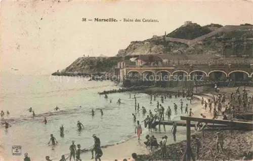 AK / Ansichtskarte MARSEILLE 13 Bains des Catalans
