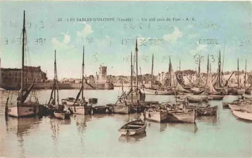 AK / Ansichtskarte Les Sables-d Olonne 85 Un Joli coin du Port