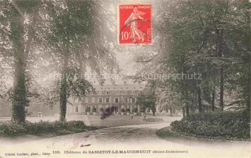 AK / Ansichtskarte Sassetot-le-Mauconduit LE HAVRE 76 Seine-Maritime Chateau de Sassetot le Mauconduit