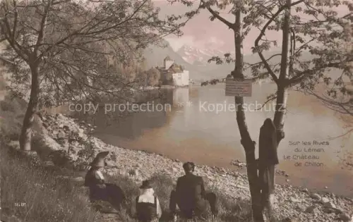 AK / Ansichtskarte CHILLON Chateau de Montreux VD Sur les Rives du Leman Le Chateau de Chillon