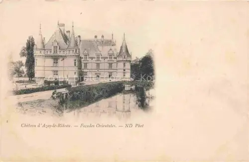 AK / Ansichtskarte Chateau d Azay-le-Rideau 37 Indre-et-Loire Facades Orientales