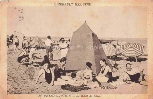 AK / Ansichtskarte VALRAS-PLAGE 34 Le Bain de Soleil