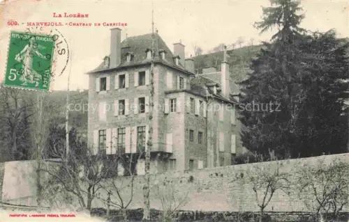 AK / Ansichtskarte Marvejols MENDE 48 Lozere Chateau de Carriere