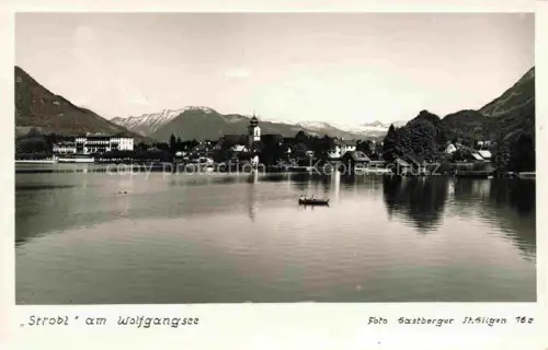 AK / Ansichtskarte Strobl Wolfgangsee AT Seepanorama