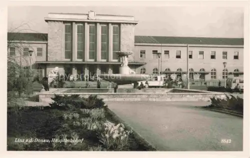 AK / Ansichtskarte LINZ DONAU AT Hauptbahnhof