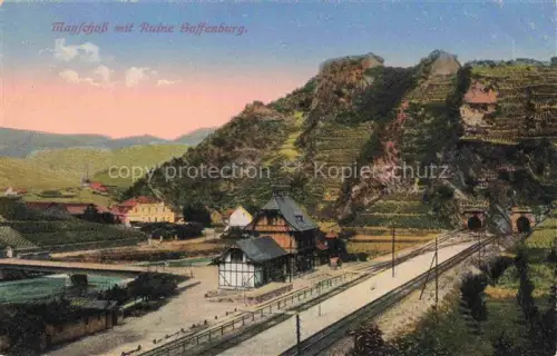 AK / Ansichtskarte Mayschoss Ahr Rheinland-Pfalz Panorama mit Ruine Sassenburg