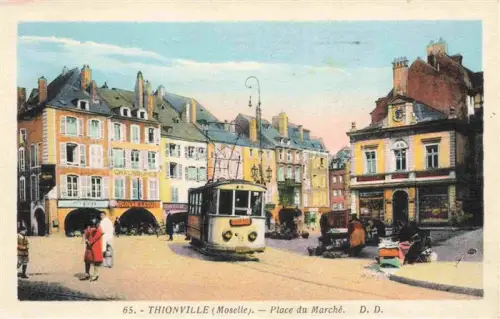 AK / Ansichtskarte Thionville Diedenhofen 57 Place du Marche