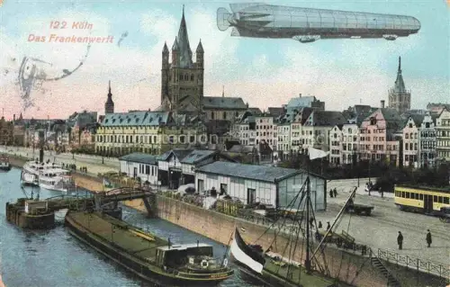 AK / Ansichtskarte KoeLN  RHEIN Frankenwerft Zeppelin
