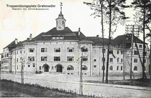 AK / Ansichtskarte Grafenwoehr Truppenuebungsplatz Kaserne des Arbeitskommandos