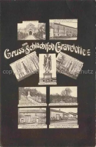 AK / Ansichtskarte Gravelotte METZ 57 Moselle Teilansichten vom Schlachtfeld Gravelotte