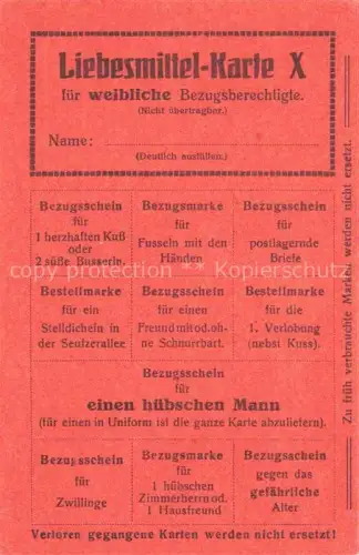 AK / Ansichtskarte MueNCHEN  Bayern Liebesmittel Karte X