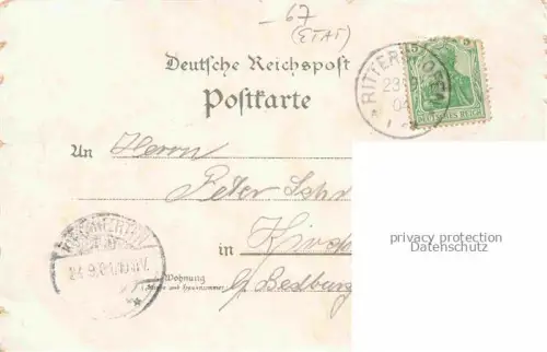 AK / Ansichtskarte Rittershoffen Der ueberfall im Schirlenhof 25 Juli 1870