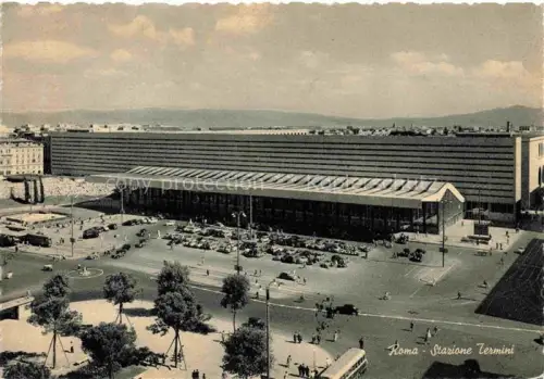 AK / Ansichtskarte ROMA  Rom Lazio IT Terminus station square 