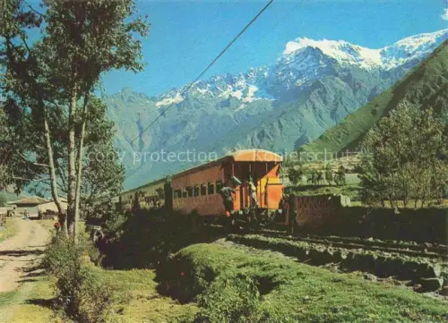 AK / Ansichtskarte Cusco Peru Tren de Turistas en ruta a Machupicchu Railcar to Machupicchu