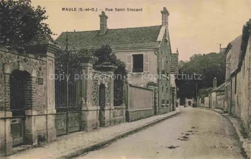 AK / Ansichtskarte Maule Mantes-la-Jolie 78 Yvelines Rue Saint Vincent