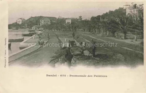 AK / Ansichtskarte BANDOL-SUR-MER TOULON 83 Var Promenade des Palmiers