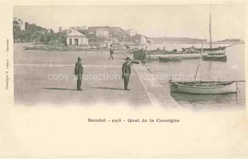 AK / Ansichtskarte BANDOL-SUR-MER TOULON 83 Var Quai de la Consigne