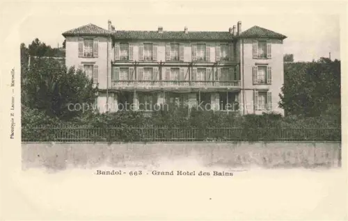 AK / Ansichtskarte BANDOL-SUR-MER TOULON 83 Var Grand Hôtel des Bains
