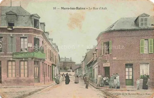 AK / Ansichtskarte MERS-LES-BAINS MERS-SUR-MER Abbeville 80 Somme Rue d'Ault